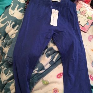 Blue leggings